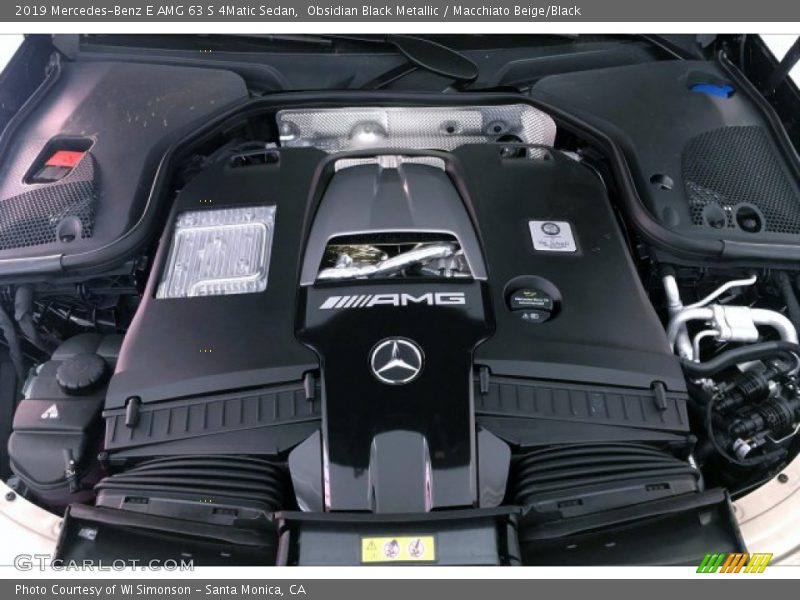 Obsidian Black Metallic / Macchiato Beige/Black 2019 Mercedes-Benz E AMG 63 S 4Matic Sedan
