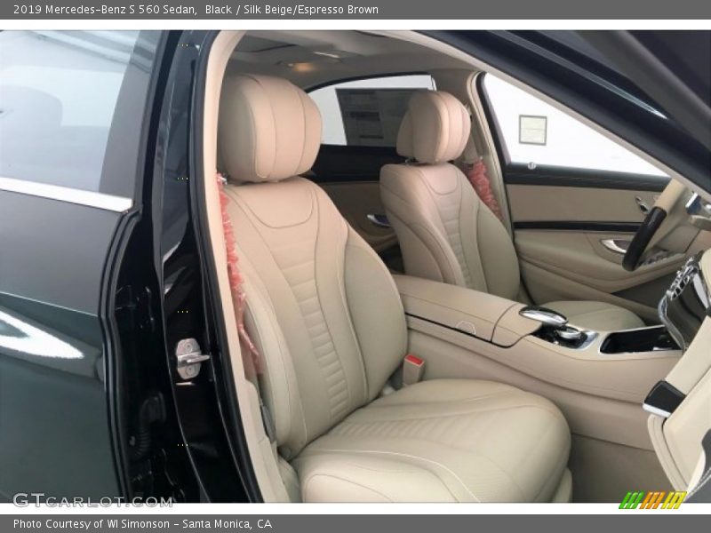 Black / Silk Beige/Espresso Brown 2019 Mercedes-Benz S 560 Sedan