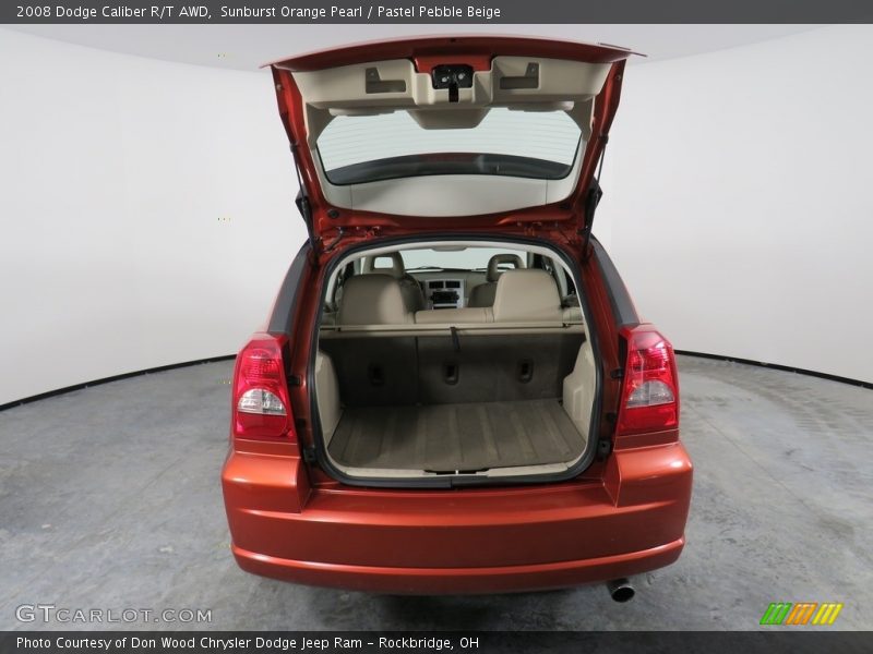Sunburst Orange Pearl / Pastel Pebble Beige 2008 Dodge Caliber R/T AWD