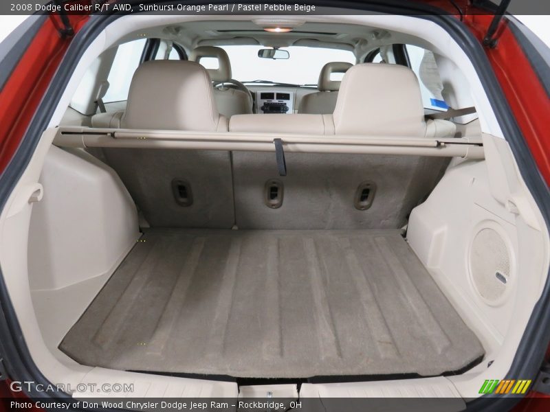 Sunburst Orange Pearl / Pastel Pebble Beige 2008 Dodge Caliber R/T AWD