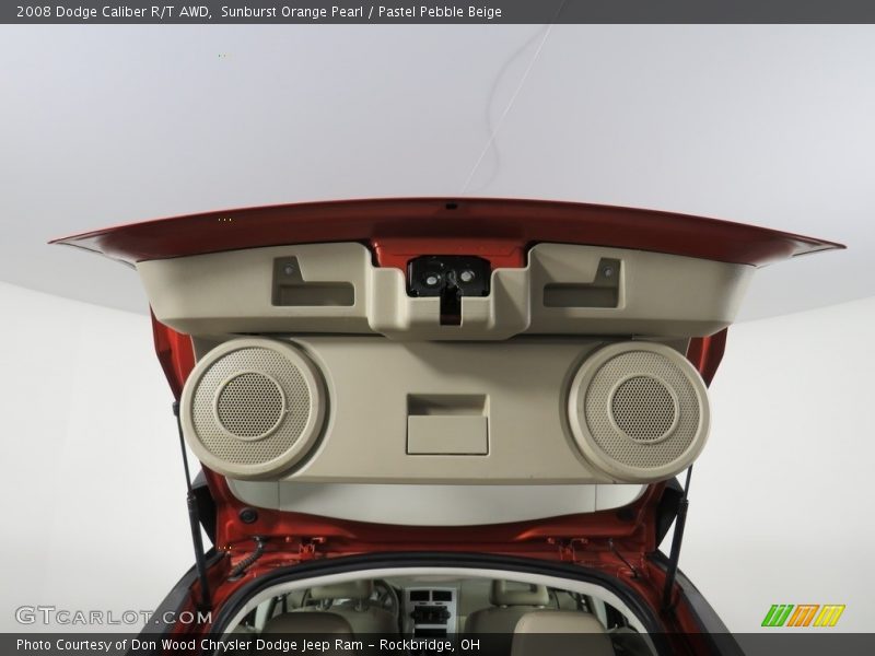 Sunburst Orange Pearl / Pastel Pebble Beige 2008 Dodge Caliber R/T AWD