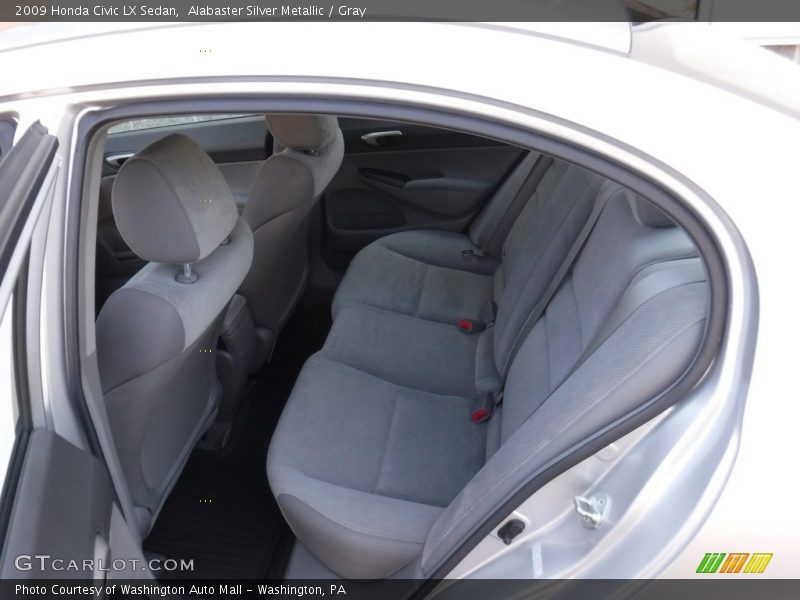 Alabaster Silver Metallic / Gray 2009 Honda Civic LX Sedan