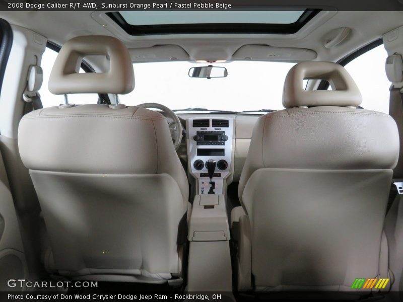 Sunburst Orange Pearl / Pastel Pebble Beige 2008 Dodge Caliber R/T AWD