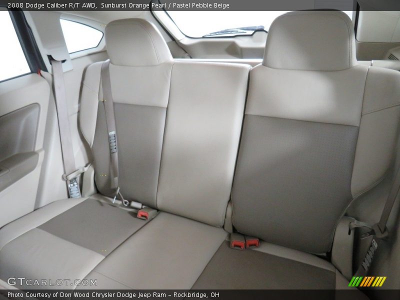 Sunburst Orange Pearl / Pastel Pebble Beige 2008 Dodge Caliber R/T AWD