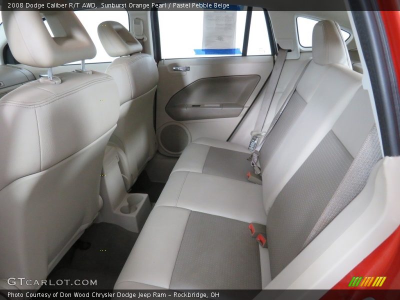 Sunburst Orange Pearl / Pastel Pebble Beige 2008 Dodge Caliber R/T AWD