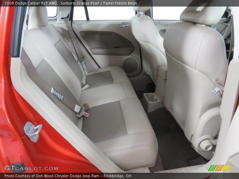 Sunburst Orange Pearl / Pastel Pebble Beige 2008 Dodge Caliber R/T AWD