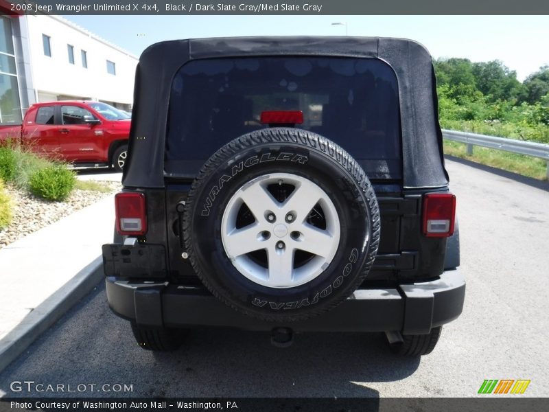 Black / Dark Slate Gray/Med Slate Gray 2008 Jeep Wrangler Unlimited X 4x4