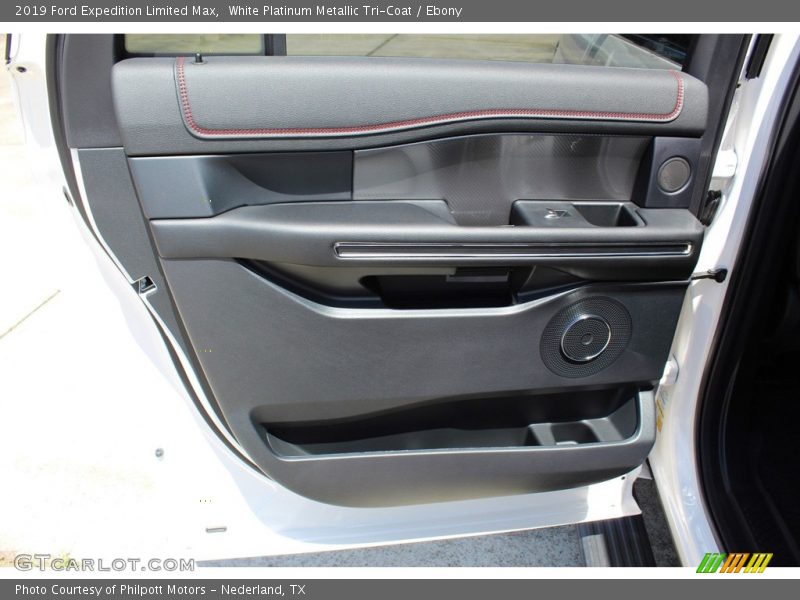 White Platinum Metallic Tri-Coat / Ebony 2019 Ford Expedition Limited Max