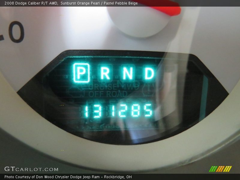 Sunburst Orange Pearl / Pastel Pebble Beige 2008 Dodge Caliber R/T AWD