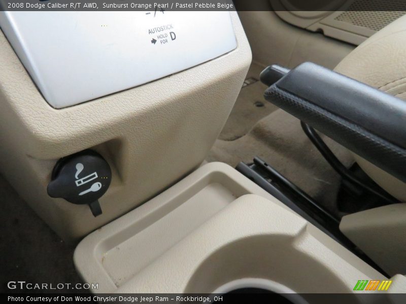 Sunburst Orange Pearl / Pastel Pebble Beige 2008 Dodge Caliber R/T AWD