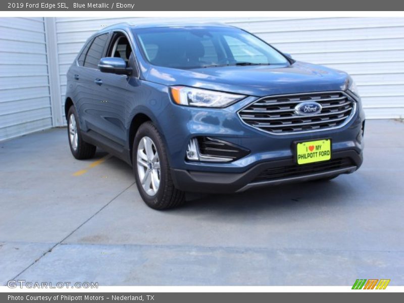 Blue Metallic / Ebony 2019 Ford Edge SEL