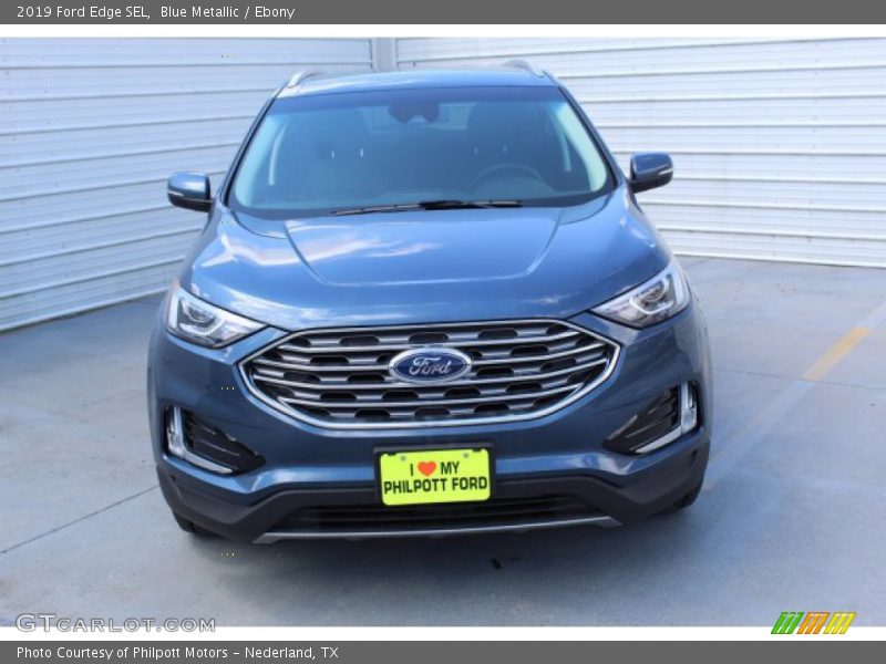 Blue Metallic / Ebony 2019 Ford Edge SEL