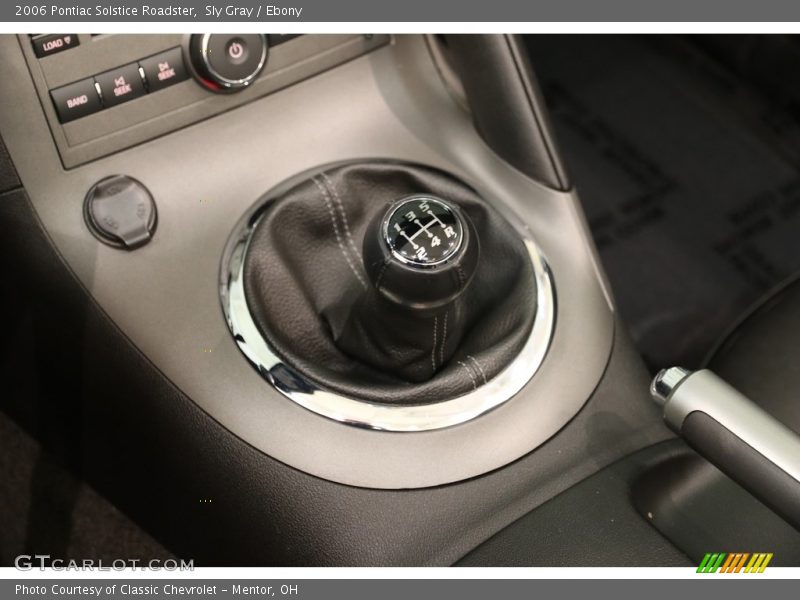 Sly Gray / Ebony 2006 Pontiac Solstice Roadster