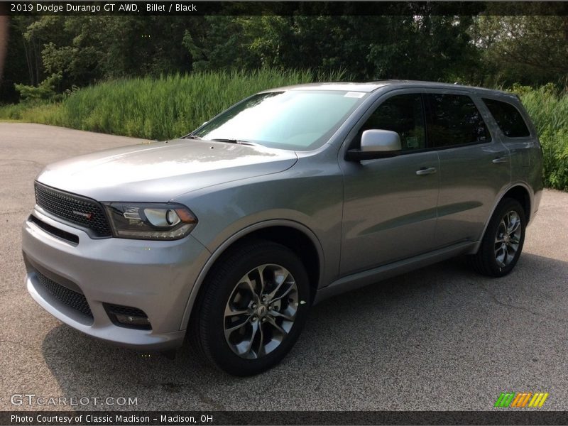 Billet / Black 2019 Dodge Durango GT AWD
