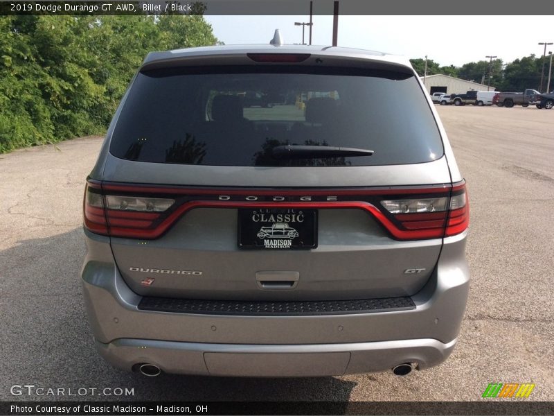Billet / Black 2019 Dodge Durango GT AWD