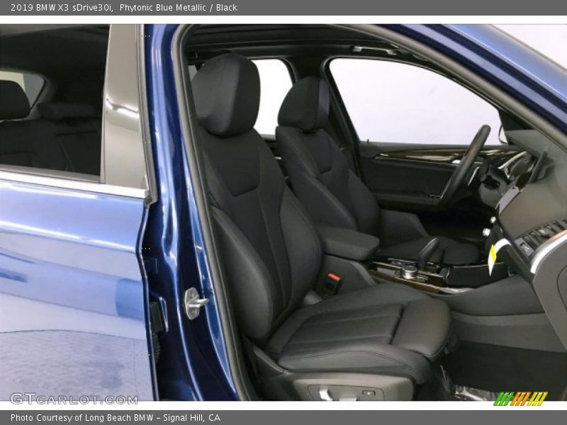 Phytonic Blue Metallic / Black 2019 BMW X3 sDrive30i