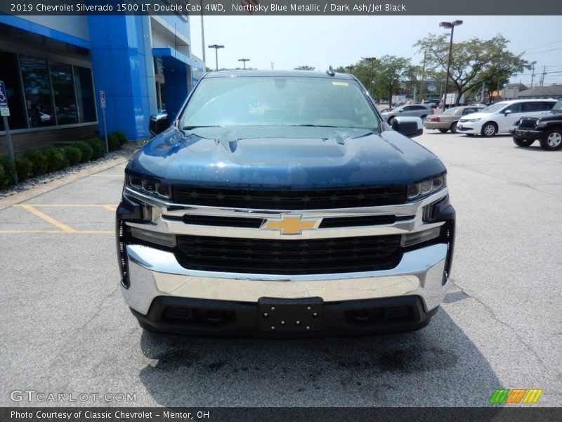 Northsky Blue Metallic / Dark Ash/Jet Black 2019 Chevrolet Silverado 1500 LT Double Cab 4WD