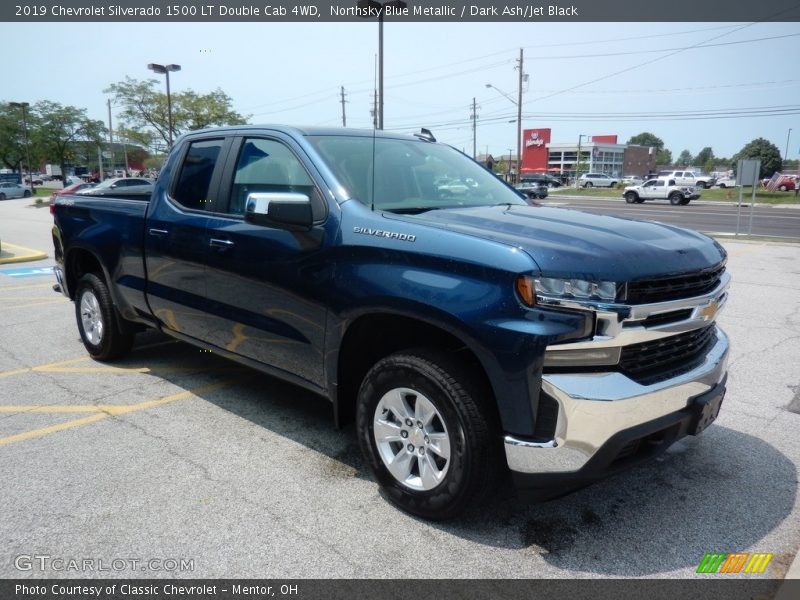 Northsky Blue Metallic / Dark Ash/Jet Black 2019 Chevrolet Silverado 1500 LT Double Cab 4WD