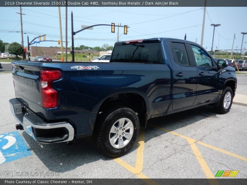Northsky Blue Metallic / Dark Ash/Jet Black 2019 Chevrolet Silverado 1500 LT Double Cab 4WD