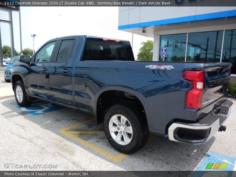 Northsky Blue Metallic / Dark Ash/Jet Black 2019 Chevrolet Silverado 1500 LT Double Cab 4WD