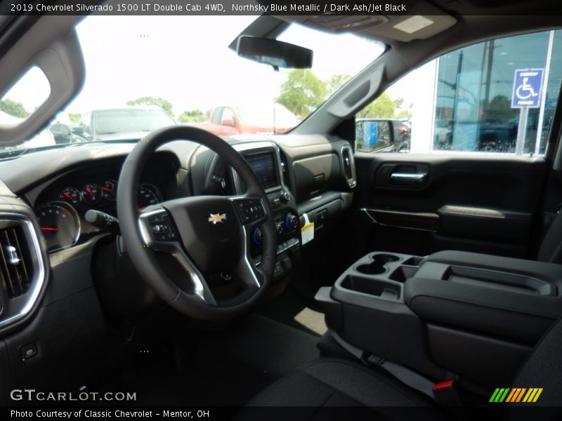 Northsky Blue Metallic / Dark Ash/Jet Black 2019 Chevrolet Silverado 1500 LT Double Cab 4WD