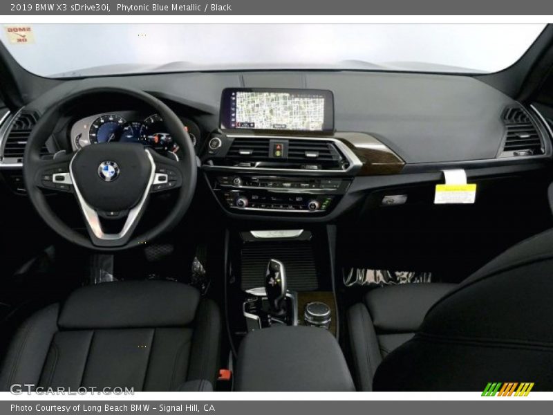 Phytonic Blue Metallic / Black 2019 BMW X3 sDrive30i