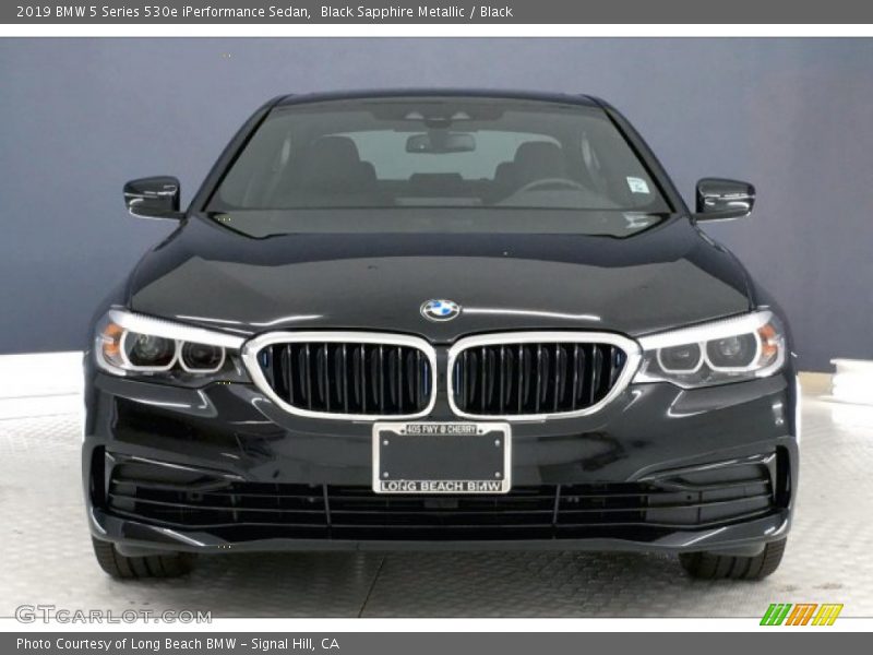 Black Sapphire Metallic / Black 2019 BMW 5 Series 530e iPerformance Sedan