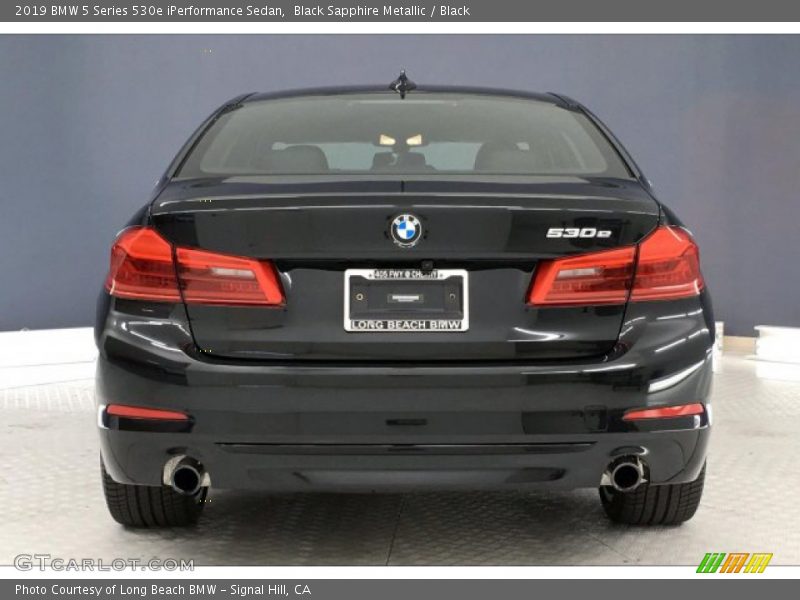 Black Sapphire Metallic / Black 2019 BMW 5 Series 530e iPerformance Sedan