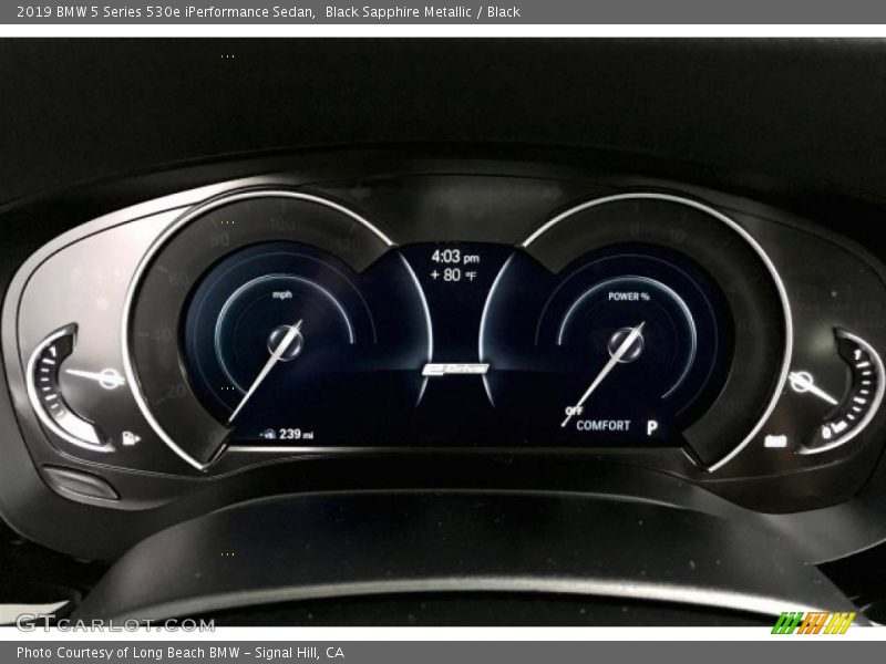 Black Sapphire Metallic / Black 2019 BMW 5 Series 530e iPerformance Sedan