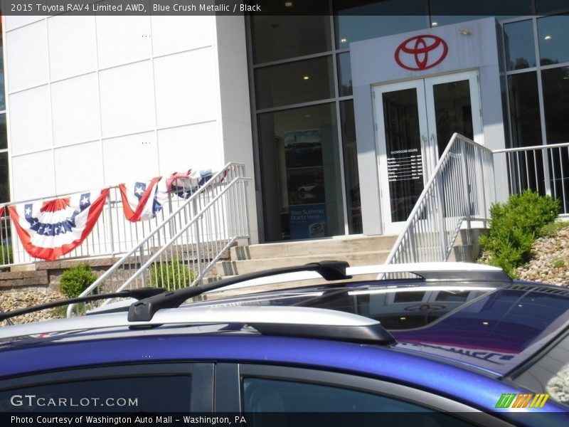 Blue Crush Metallic / Black 2015 Toyota RAV4 Limited AWD