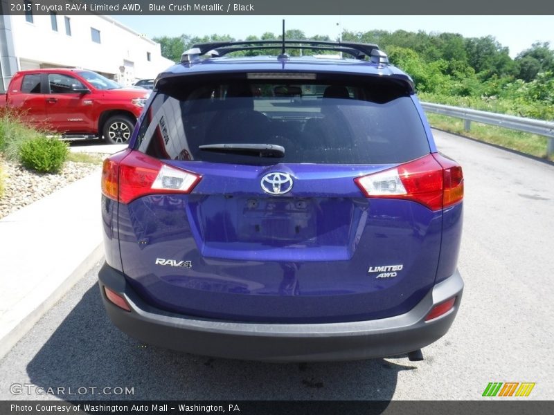Blue Crush Metallic / Black 2015 Toyota RAV4 Limited AWD
