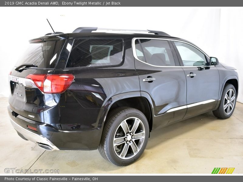Ebony Twilight Metallic / Jet Black 2019 GMC Acadia Denali AWD