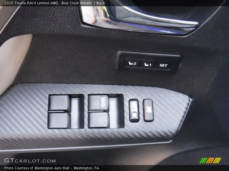 Blue Crush Metallic / Black 2015 Toyota RAV4 Limited AWD