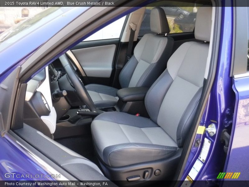 Blue Crush Metallic / Black 2015 Toyota RAV4 Limited AWD