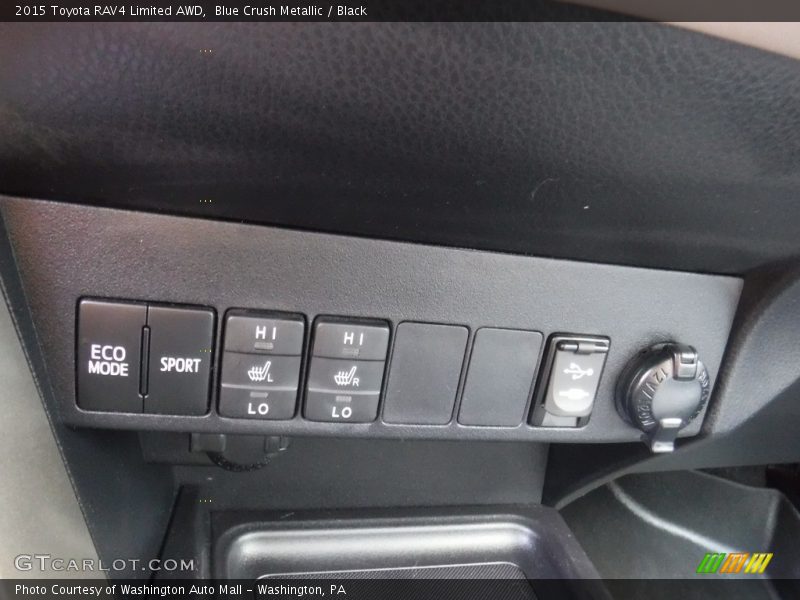 Blue Crush Metallic / Black 2015 Toyota RAV4 Limited AWD