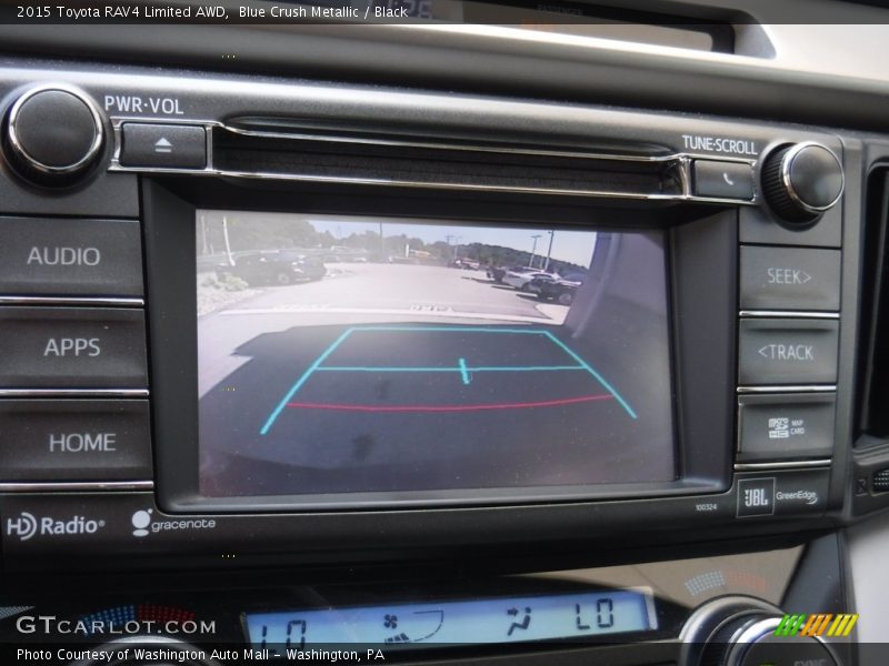 Blue Crush Metallic / Black 2015 Toyota RAV4 Limited AWD