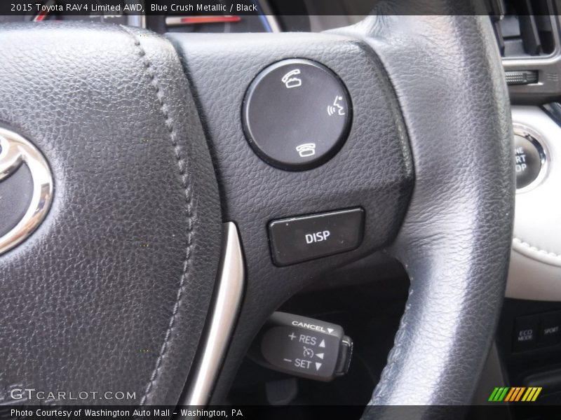 Blue Crush Metallic / Black 2015 Toyota RAV4 Limited AWD