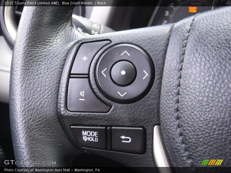 Blue Crush Metallic / Black 2015 Toyota RAV4 Limited AWD