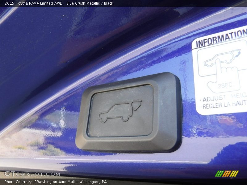Blue Crush Metallic / Black 2015 Toyota RAV4 Limited AWD