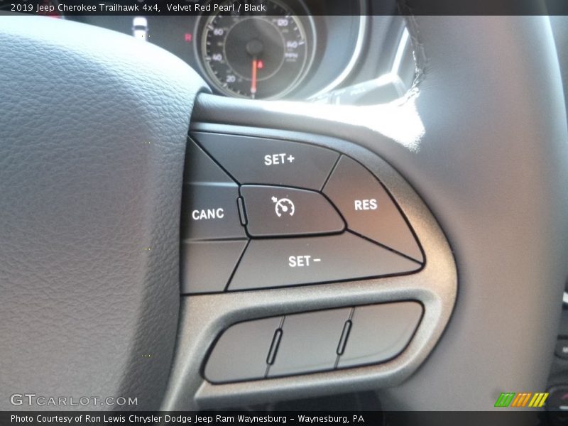 Velvet Red Pearl / Black 2019 Jeep Cherokee Trailhawk 4x4