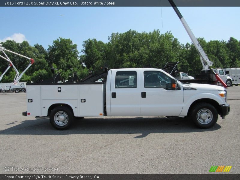 Oxford White / Steel 2015 Ford F250 Super Duty XL Crew Cab