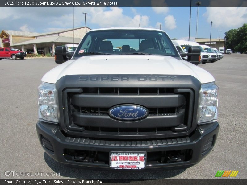 Oxford White / Steel 2015 Ford F250 Super Duty XL Crew Cab