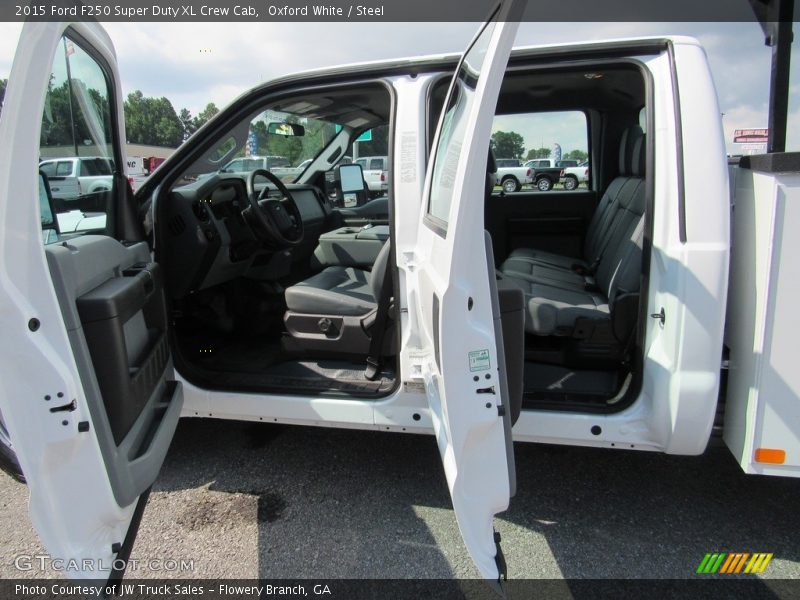 Oxford White / Steel 2015 Ford F250 Super Duty XL Crew Cab