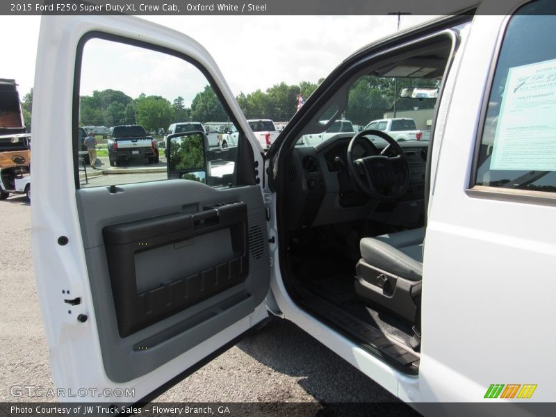 Oxford White / Steel 2015 Ford F250 Super Duty XL Crew Cab