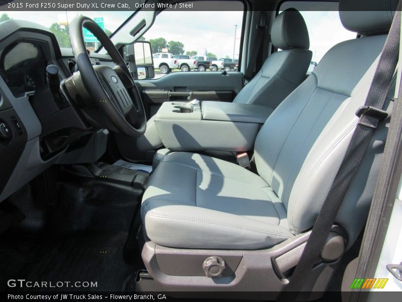 Oxford White / Steel 2015 Ford F250 Super Duty XL Crew Cab