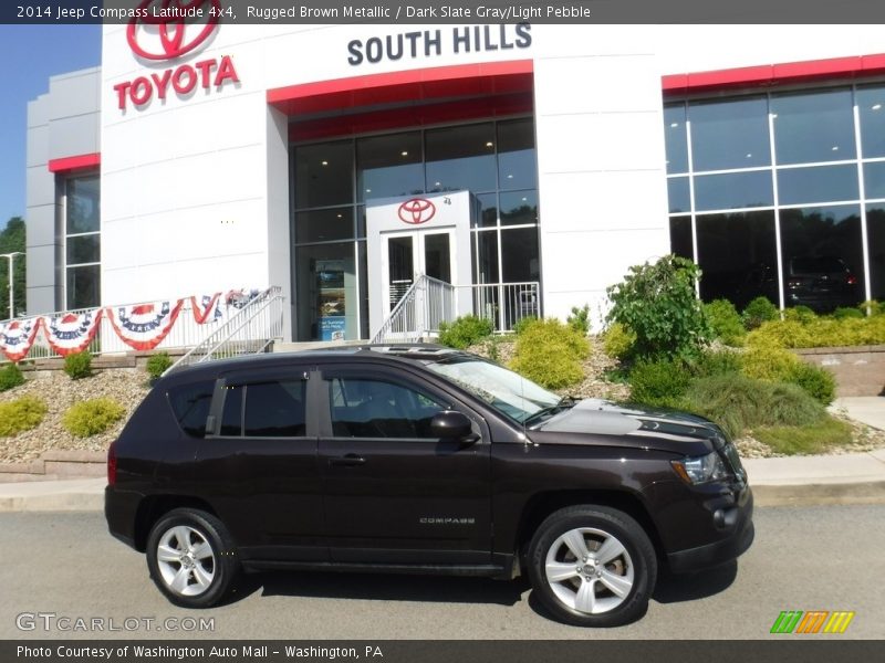 Rugged Brown Metallic / Dark Slate Gray/Light Pebble 2014 Jeep Compass Latitude 4x4