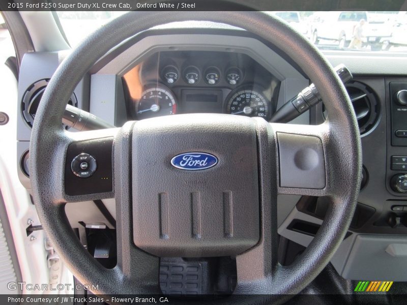 Oxford White / Steel 2015 Ford F250 Super Duty XL Crew Cab