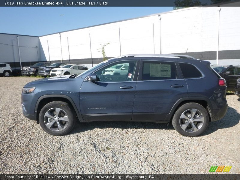 Blue Shade Pearl / Black 2019 Jeep Cherokee Limited 4x4