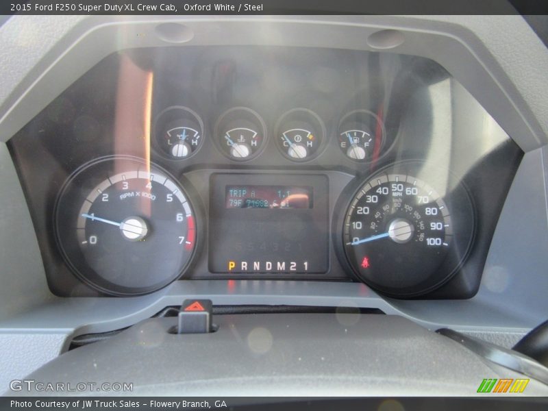 Oxford White / Steel 2015 Ford F250 Super Duty XL Crew Cab
