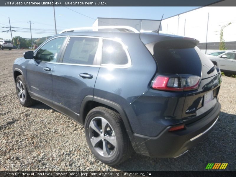 Blue Shade Pearl / Black 2019 Jeep Cherokee Limited 4x4